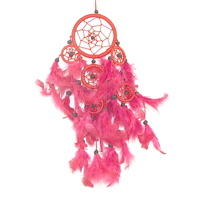 Dream Catcher - Plain Red 8cm