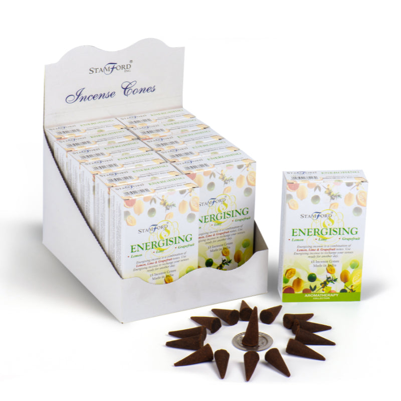 Incense Cones - Energising - 15 Cones
