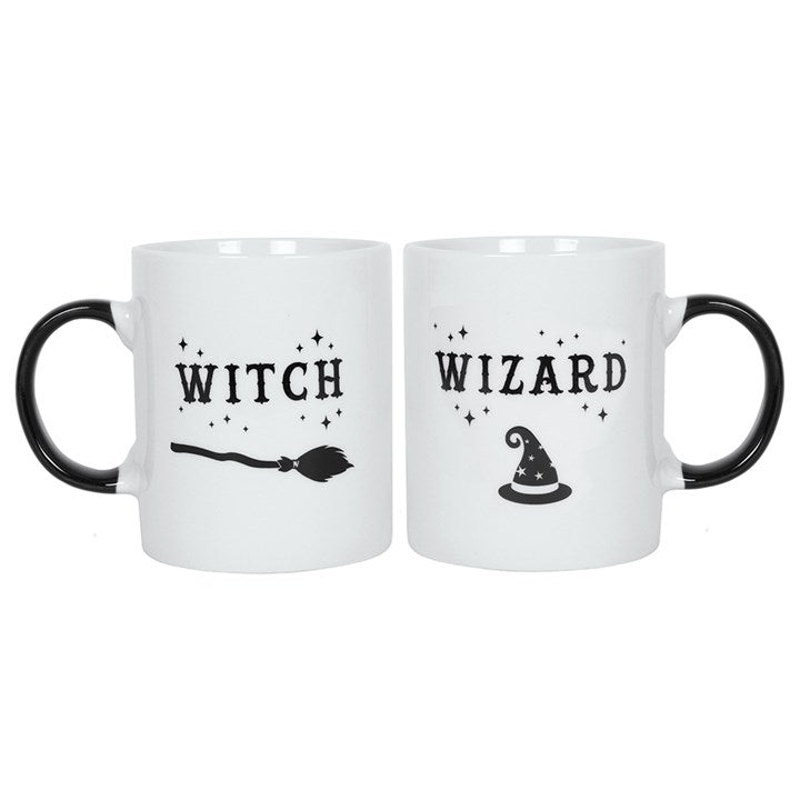 Witch and Wizard Couples Mug Set