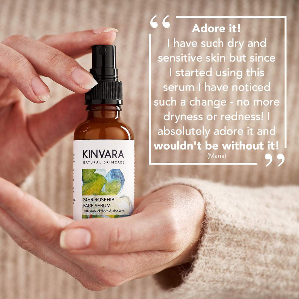 Kinvara 24HR Rosehip Face Serum (30ml)