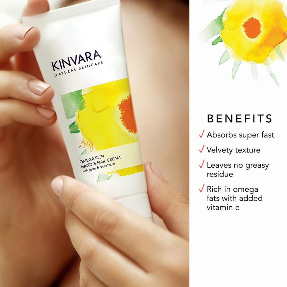 Kinvara Omega Rich Hand & Nail Cream (60ml)