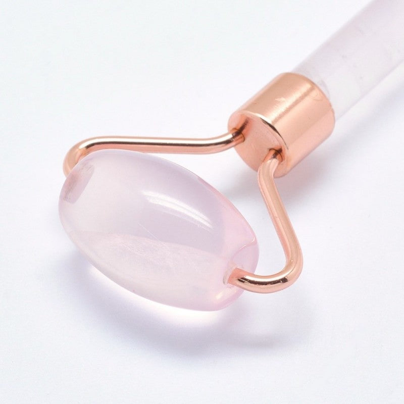 Rose Quartz Dual-Ended Face Roller