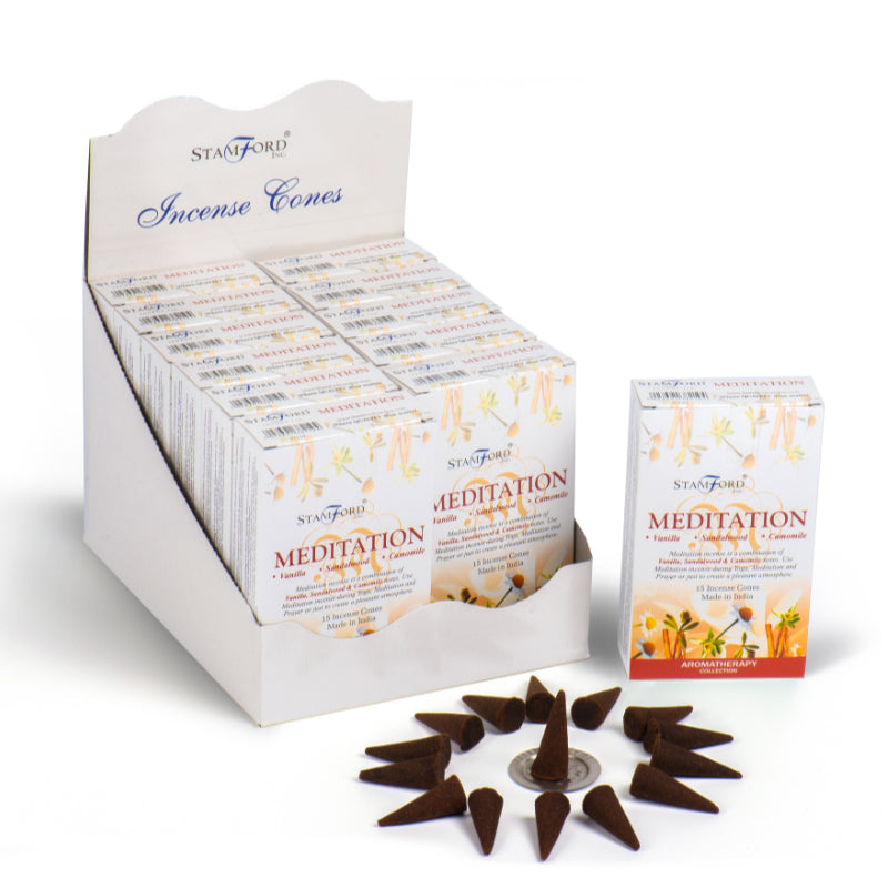 Incense Cones - Meditation - 15 Cones