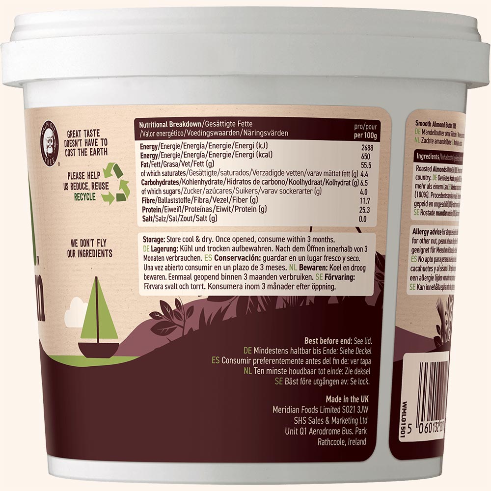 Meridian Smooth Almond Butter 1kg