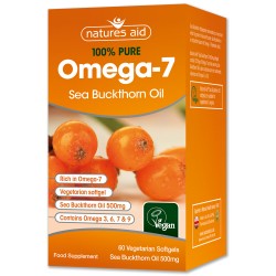 Natures Aid Sea Buckthorn Oil (500mg) 60 Caps