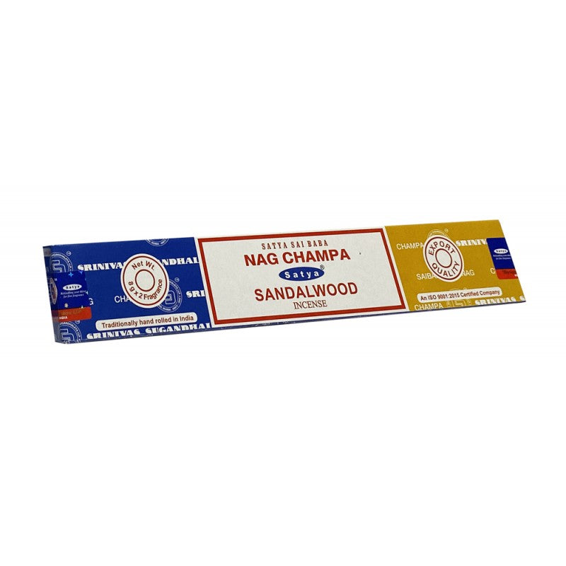 Incense Sticks - Nag Champa Satya Sandlewood - 15 Sticks