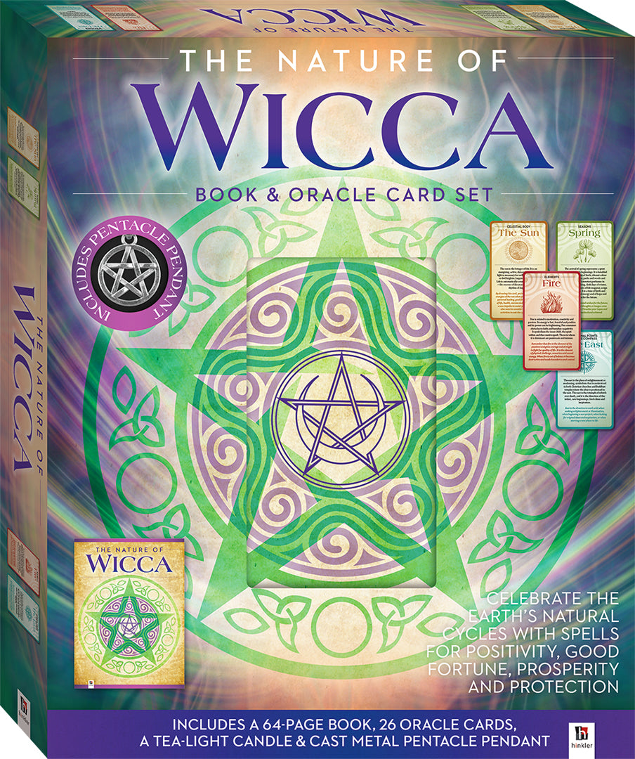 Oracle Card & Book Set - The Nature of Wicca Kit Box Set