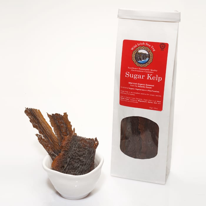 Wild Irish Seaweed - Organic Sugar Kelp 40g Bag