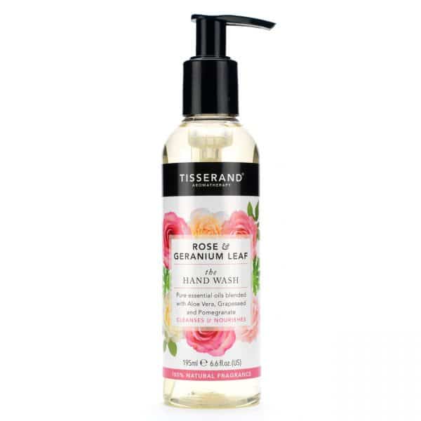 Tisserand Rose & Geranium Leaf Hand Wash 195ml