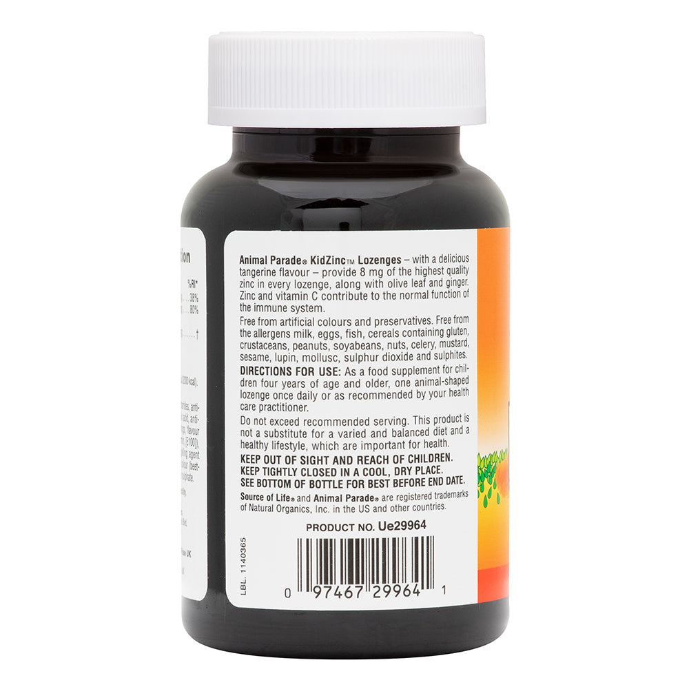 Natures Plus Animal Parade Kid Zinc Lozenges 90&