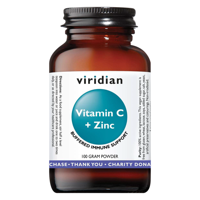 Viridian Vitamin C & Zinc Powder - 100g