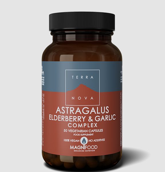 Terranova Astragalus Elderberry & Garlic Complex (50 Caps)