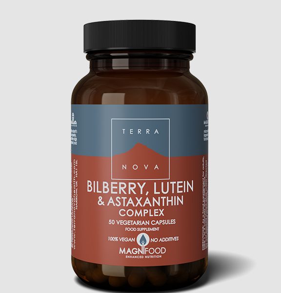 Terranova Bilberry, Lutein & Astaxanthin Complex (50 Caps)
