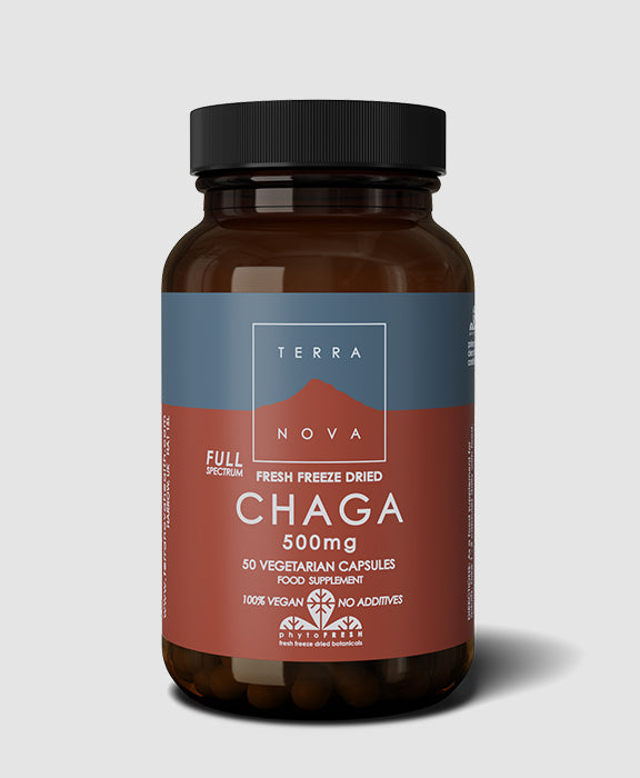 Terranova Organic Chaga - 500mg 50 caps