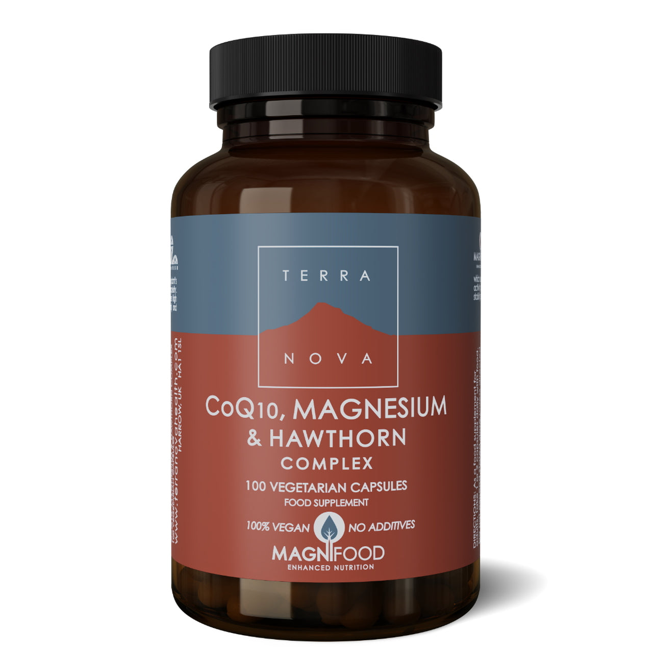 Terranova CoQ10 Magnesium & Hawthorn Complex (100 Veg Caps)