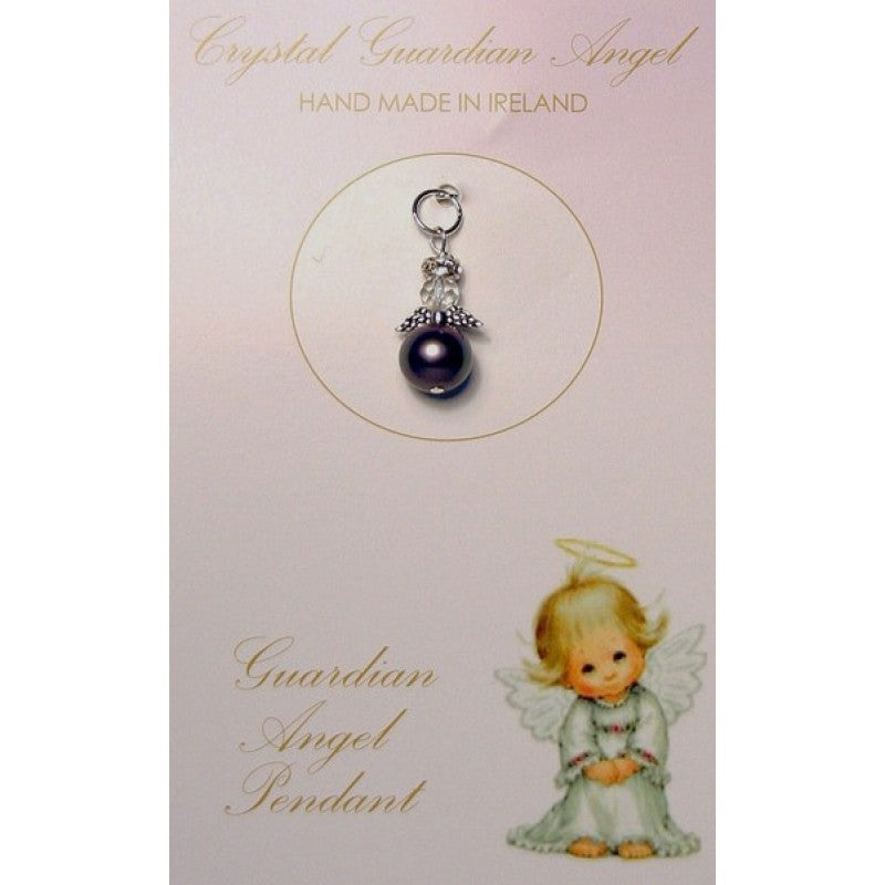 Crystal Angel Charm Pendant