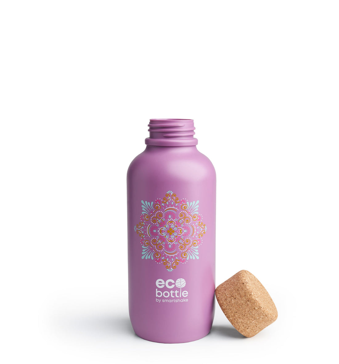 SmartShake Eco Sugarcane Bottle 650ml (Purple Mandala)