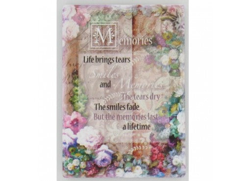 Give Love Always Plaque - "Memories"