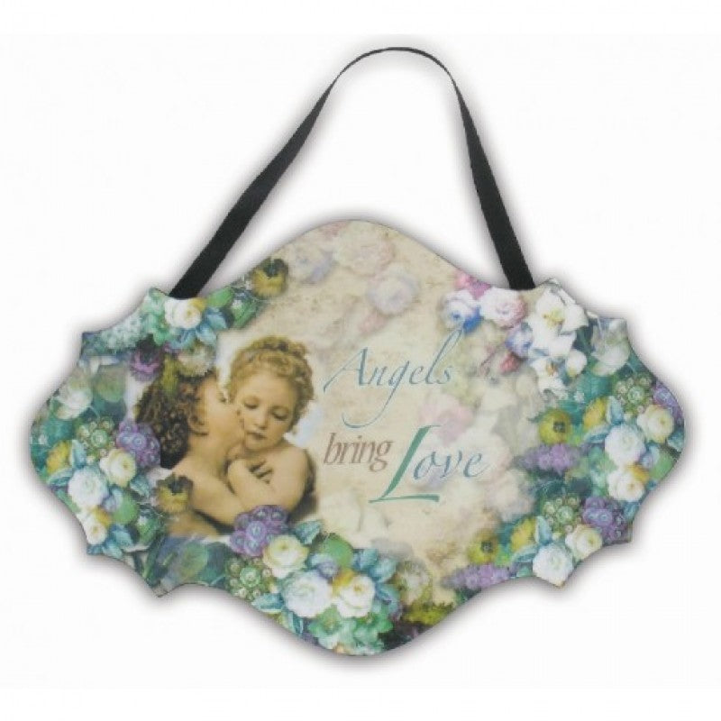 Heavenly Home Angels Bring Love Plaque