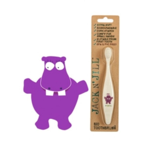 Jack & Jill Toothbrush - Hippo