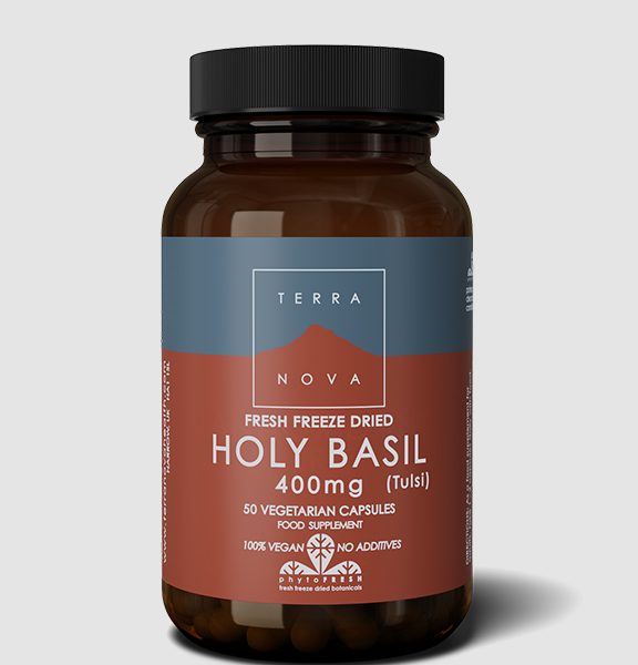 Terranova Holy Basil 400mg (Tulsi) (50 Caps)