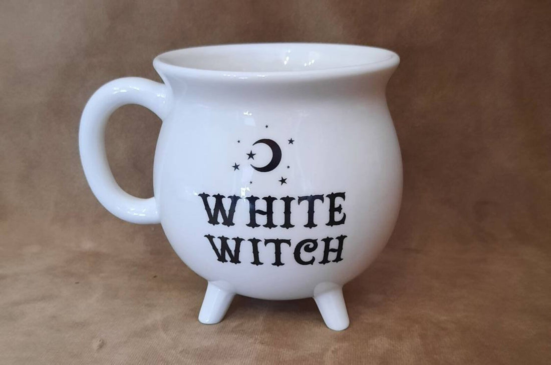 White Witch Cauldron Mug
