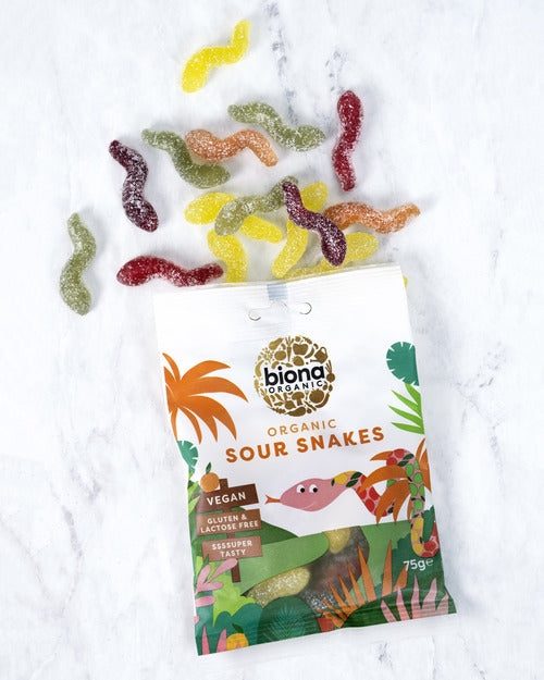 Biona Organic Sour Snakes (75g)