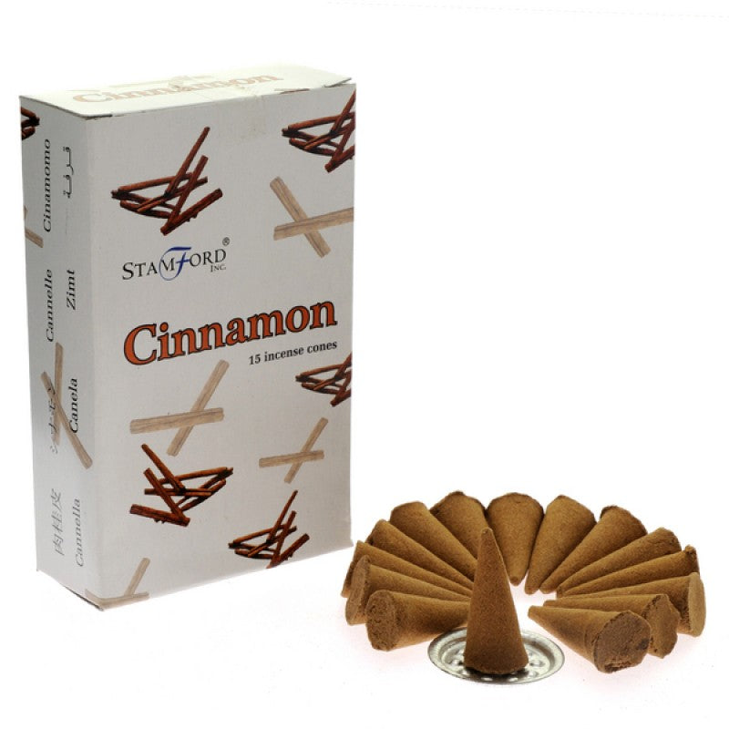 Incense Cones - Cinnamon - 15 Cones