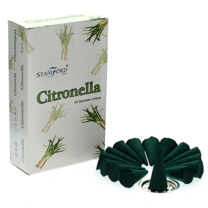 Incense Cones - Citronella - 15 Cones