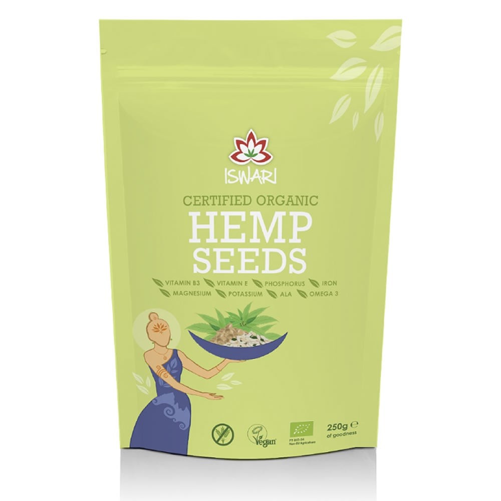 Iswari Shelled Hemp Seeds Organic (250g)