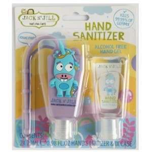 Jack & Jill Hand 2 Sanitisers Unicorn 29ml + Carry Case