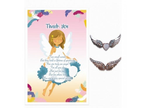 Lovely Angel Pins - "Thank You"