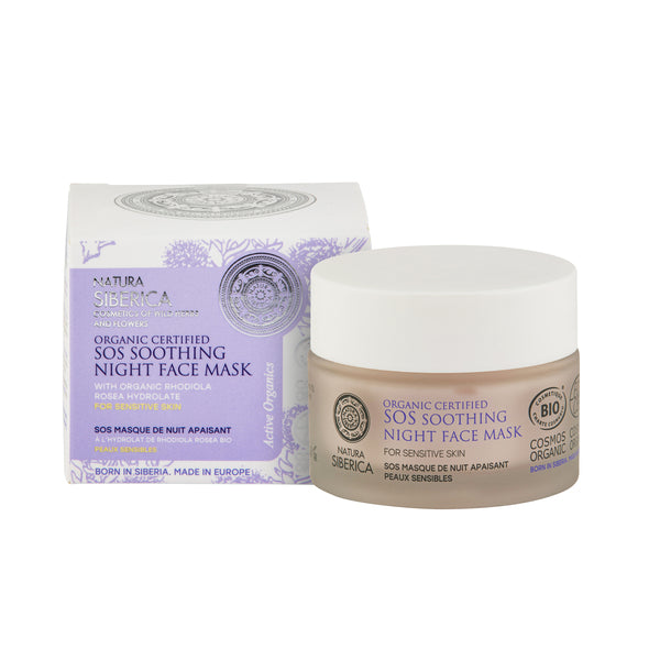 Natura Siberica SOS Soothing Organic Night Face Mask 50ml