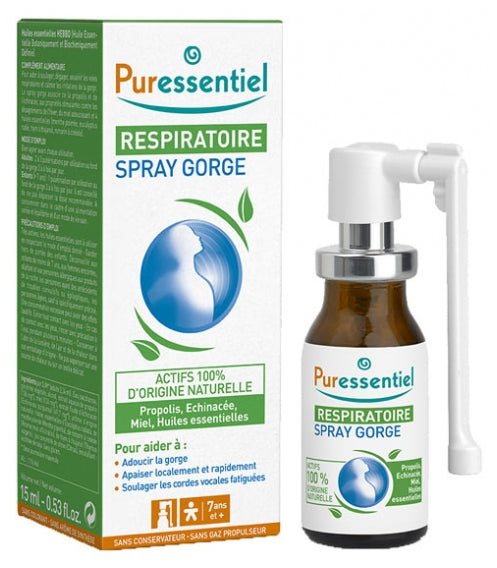 Puressentiel Respiratory Throat Spray 15ml