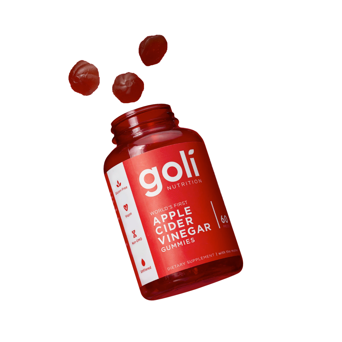 Goli Apple Cider Vinegar Gummies (60&