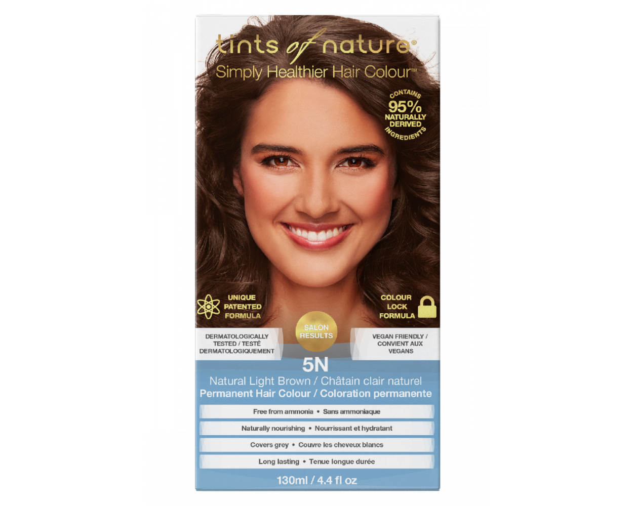 TON Permanent Hair Colour 5N Natural Light Brown 130ml