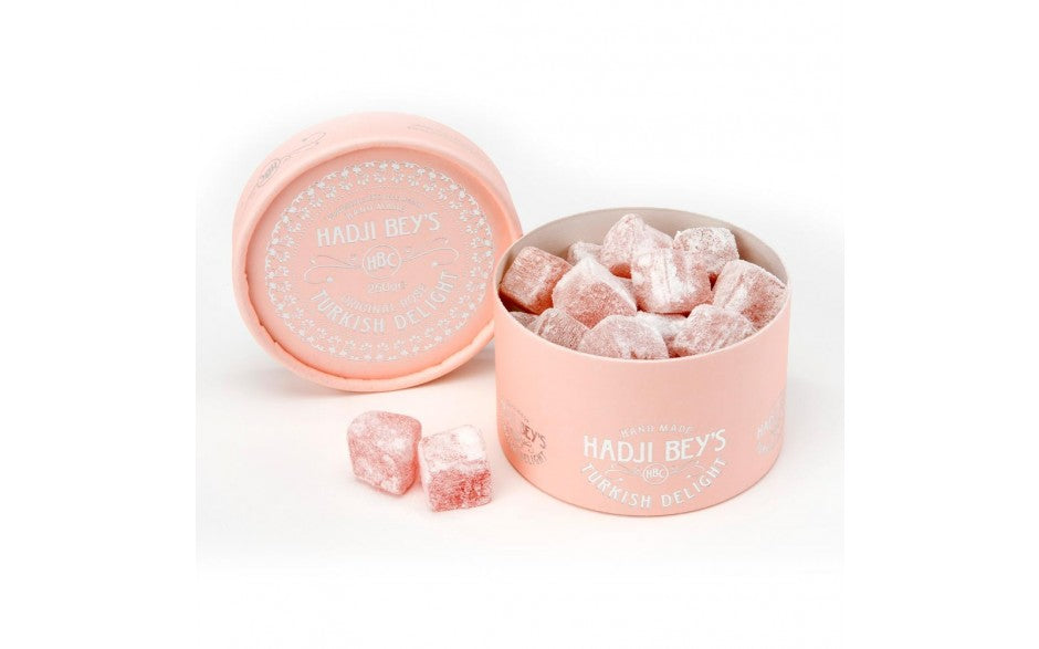 Hadji Beys Hand Made Turkish Delight Original Rose Gift Pack 250g