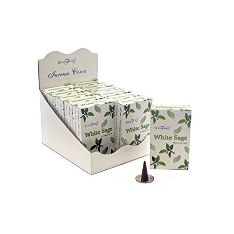 Incense Cones - White Sage - 15 Cones