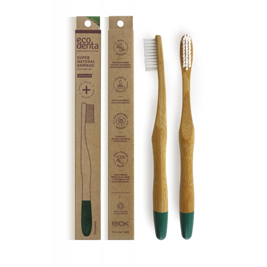Eco Denta Super Natural Bamboo Toothbrush (Medium)