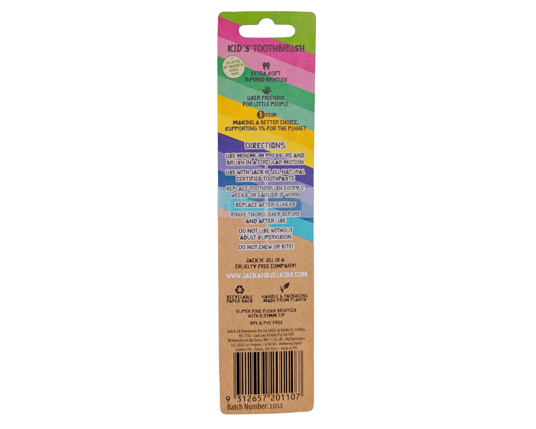 Jack &amp; Jill Bio Toothbrush (Single)