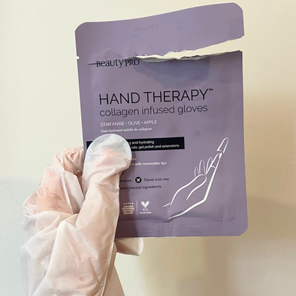 BeautyPro Hand Therapy Gloves - Collagen Infused - Star Anis