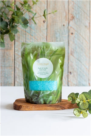 Green Angel Soak &amp; Soothe Bath Salts 500g