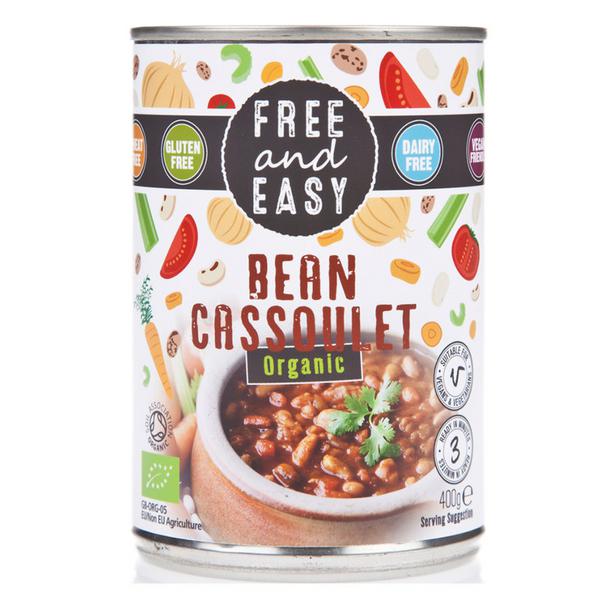 Free &amp; Easy Organic Bean Cassoulet 400g Tin