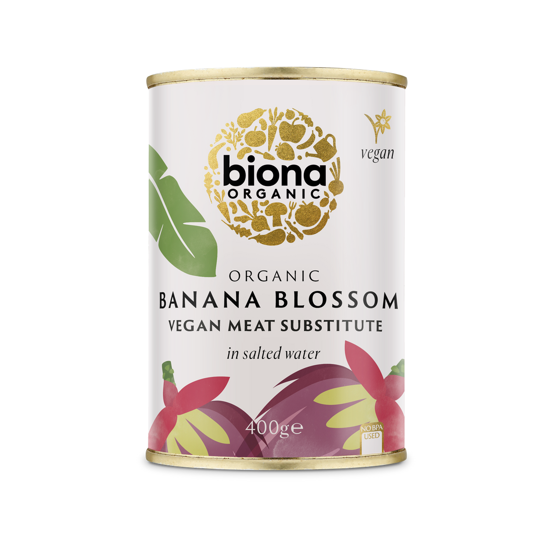 Biona Banana Blossom in Salted Water can 400g