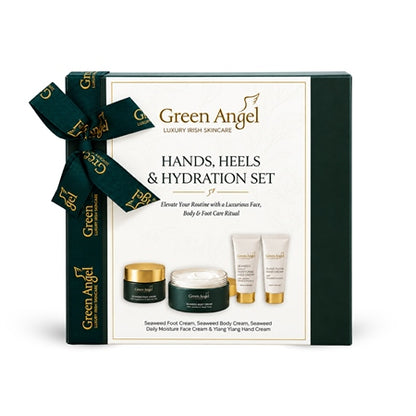 Green Angel Hands, Heels &amp; Hydration Gift Set