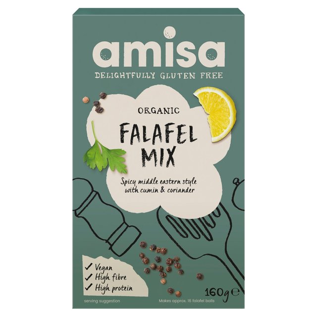 Amisa Organic Falafel Mix Gluten Free 160g
