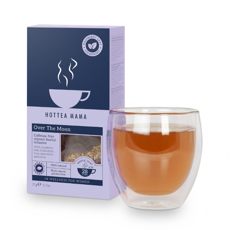 HotTea Mama Organic Over The Moon Period Support Tea (14 Pyramids)