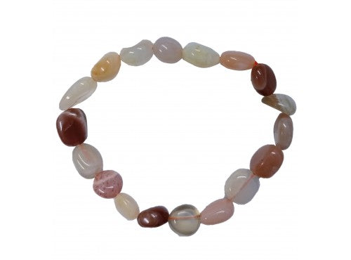 Moonstone Tumbled Stone Bracelet