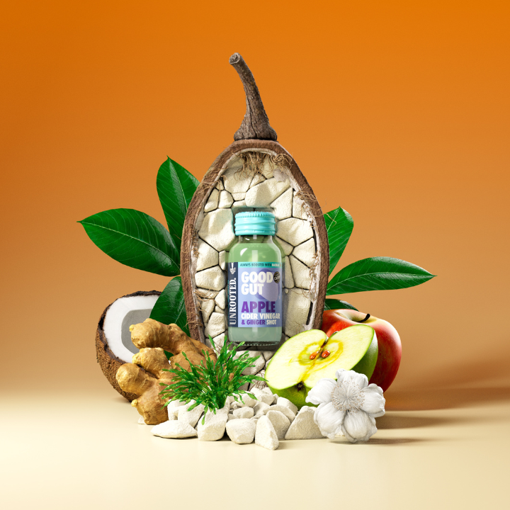 Unrooted Good Gut Apple Cider Vinegar Defense Super Shot 60ml