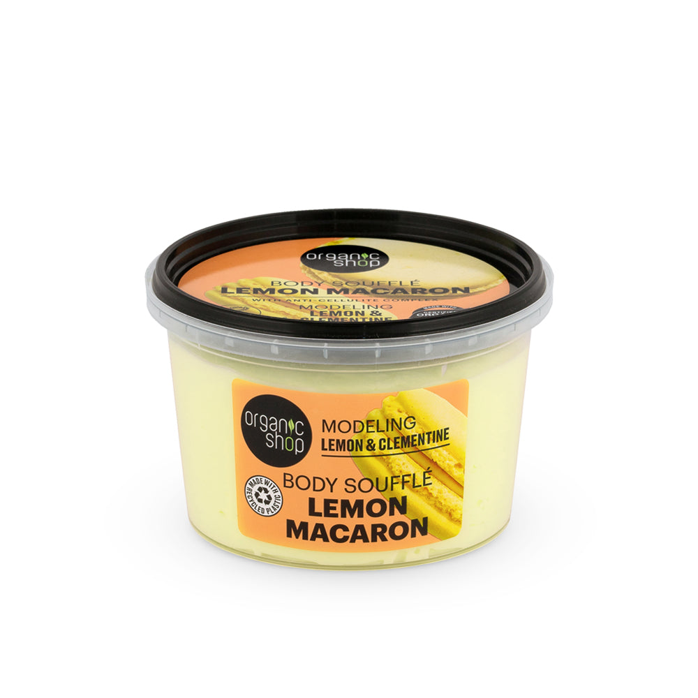 Organic Shop Organic Lemon Macaron Body Souffle Modelling (Lemon &amp; Clementine) 250ml